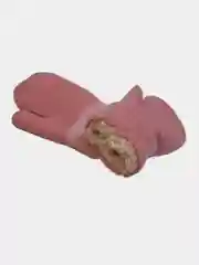 Розовый варежки детские зимние, утепленные для девочек с подкладом