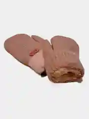 Пастельно-коралловый варежки детские зимние, утепленные для девочек с подкладом