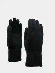 Черный женские теплые шерстяные перчатки