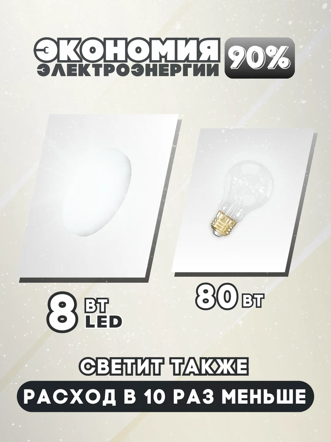 Лампа GX53 Leek 8W 4000K