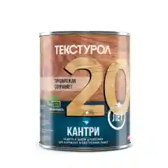 Текстурол Кантри, Кроющий антисептик-краска для дерева, Белый (база А), 0,9 л