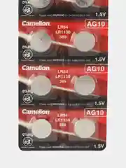 Батарейки 10 шт Camelion AG11, 1.5V (AG10, AG1) для игрушек