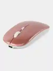 Белый мышь беспроводная с Bluetooth и USB-адаптер, бесшумная с USB зарядкой, 2.4GHz для ноутбука