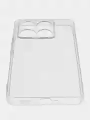 Прозрачный силиконовый чехол на Xiaomi 14T / Сяоми 14T прозрачный, с принтом, защита камеры