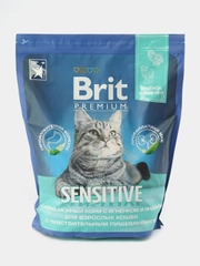 BRIT PREMIUM, Сухой корм с ягненком и индейкой для кошек "Cat Sensitive", 2 кг