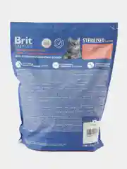 BRIT PREMIUM, Сухой корм с лососем и курицей для кошек"Cat Sterilised Salmon&Chicken", 2кг