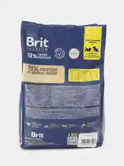 BRIT PREMIUM, Сухой корм с курицей для щенков "Dog Puppy and Junior Medium", 3 кг