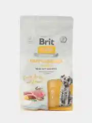 BRIT CARE, Сухой корм с инд и уткой д/щенк. "Dog Puppy&Junior M Healthy Growth", 1.5 кг