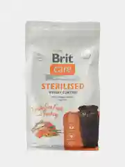 BRITCARE,Сухой корм с морск.рыбой и инд. д/стер.кош "Cat Sterilised Weight Control", 1.5 кг