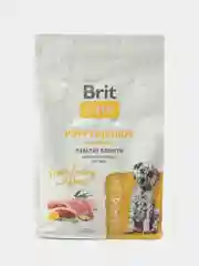 BRIT CARE, Сухой корм с инд, уткой д/щенк.ср.пор."Dog Puppy&Junior M Healthy Growth", 3 кг