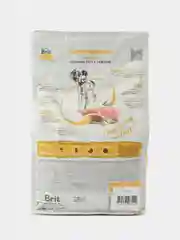 BRIT CARE, Сухой корм с инд, уткой д/щенк.ср.пор."Dog Puppy&Junior M Healthy Growth", 3 кг