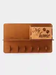 Алый ключница настенная декоративная "my home"