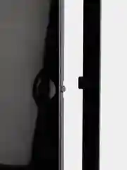Люк ревизионный нажимной черный EVECS LN Black с фланцем пластик