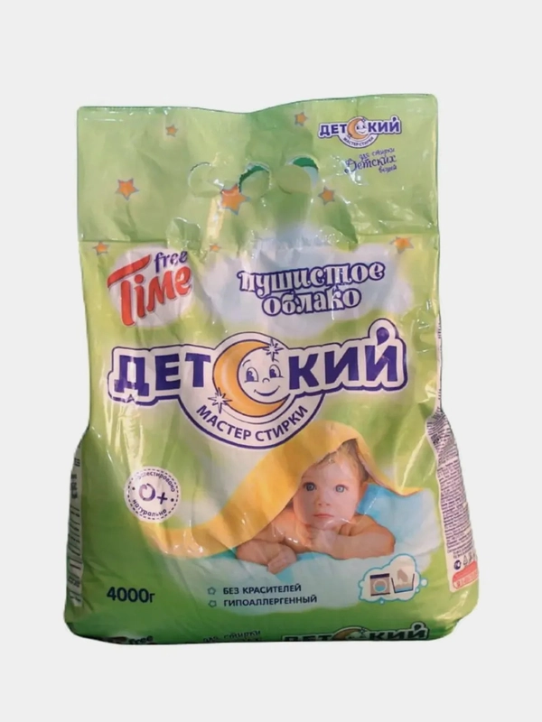 Стиральный порошок Free Time "Детский", 4000 г