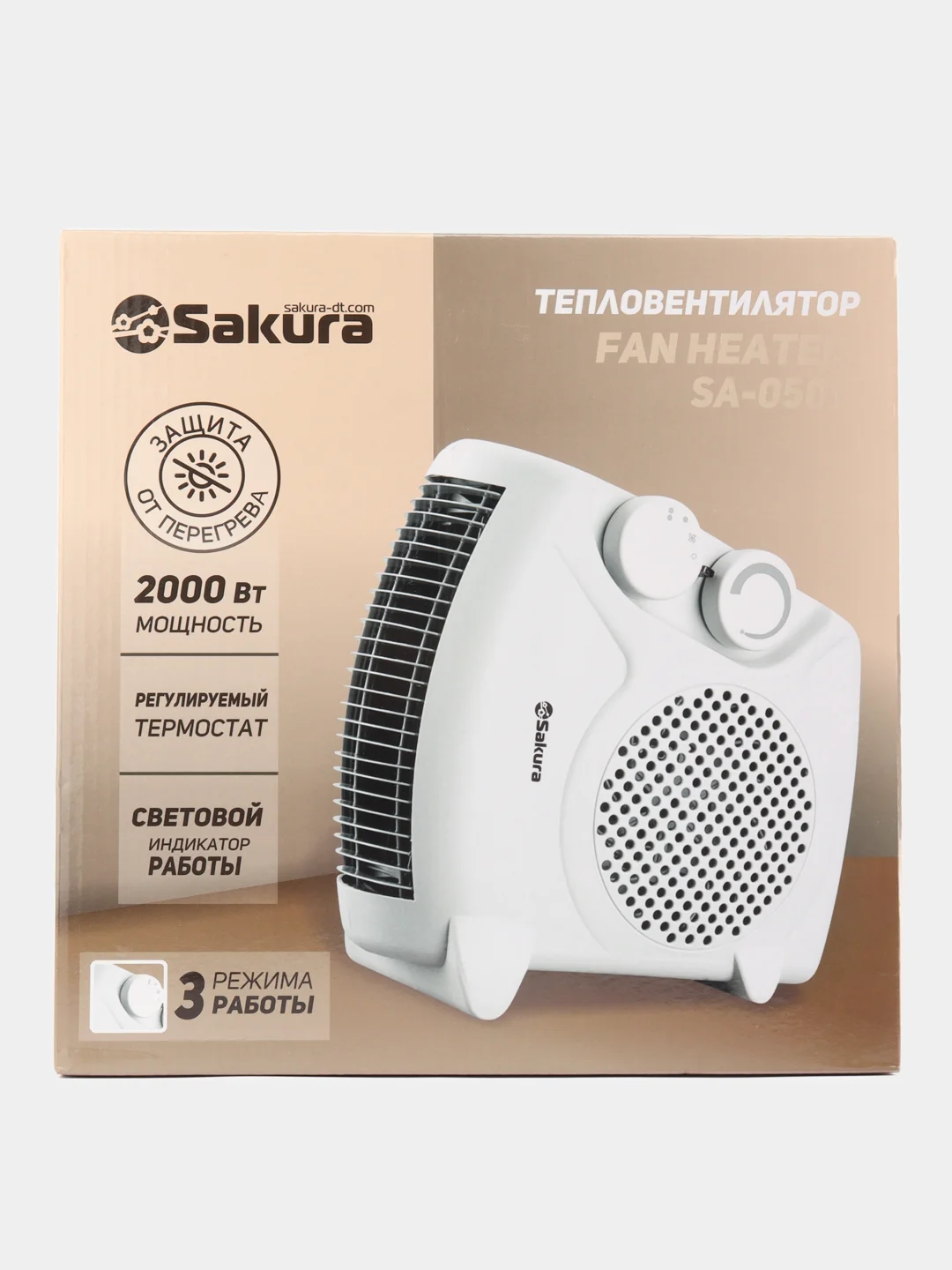 Тепловентилятор, обогреватель электрический SAKURA SA-0501