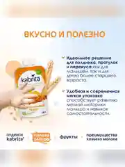 Kabrita® фруктово-злаковое пюре с козьими сливками Мультизлаковый пудинг для детей с 6 месяцев, 100 г
