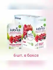 Kabrita® Фруктовое пюре с козьими сливками Лесные ягоды с яблочным пюре, 100г