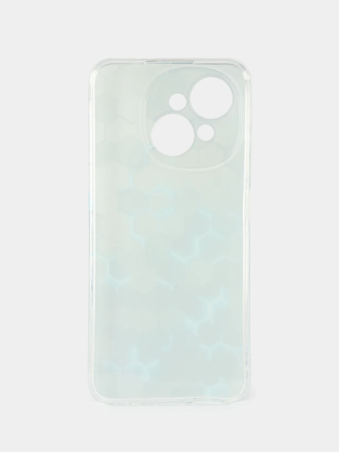 Бирюзовый чехол на Tecno Spark Go 1/Pop 9 / Текно Спарк Го 1/Поп 9 прозрачный, с принтом