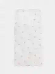Розовый силиконовый чехол на Xiaomi 14T / Сяоми 14T прозрачный, с принтом, защита камеры