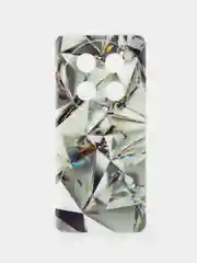 Серый металлик чехол на Huawei Nova 12i / Хуавей Нова 12i прозрачный, с рисунком, защита камеры