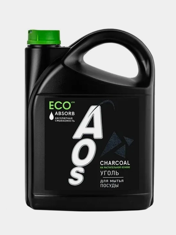 Средство для мытья посуды AOS Уголь, 4800 г