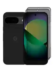 Черный супертонкое стекло для Google Pixel 9Pro XL защитное BROSCORP олеофобное антишпион матовое