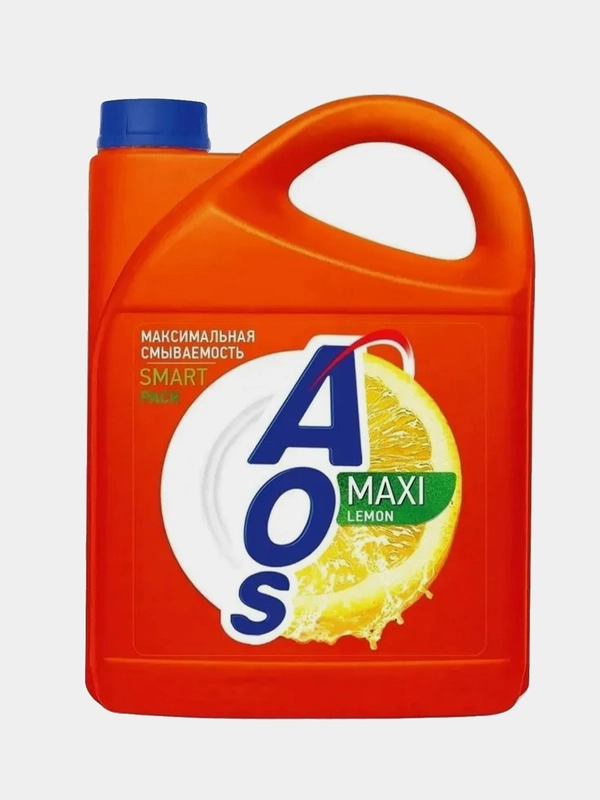 Средство для мытья посуды AOS Лимон, 4800 г