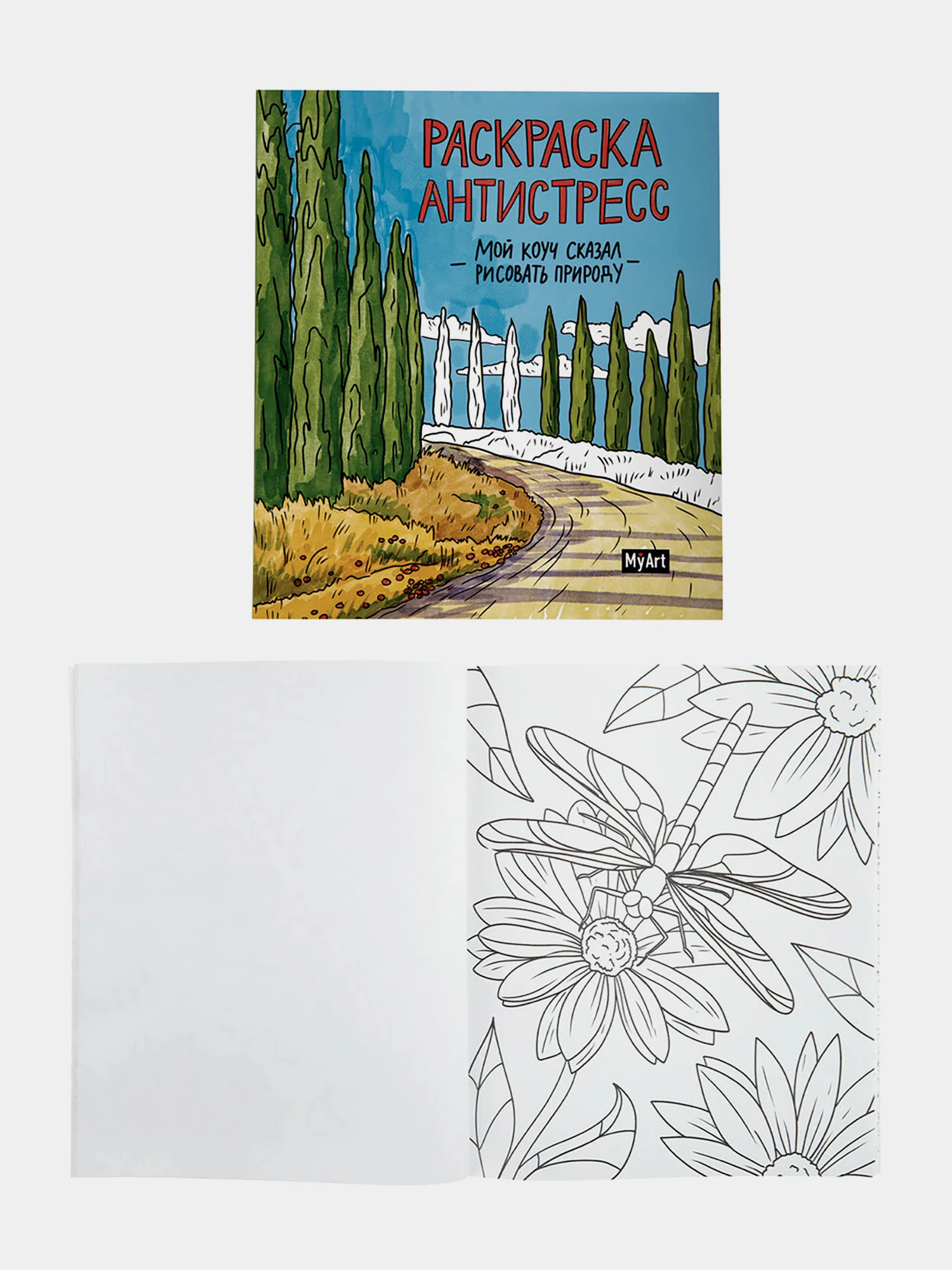 Набор детских раскрасок антистресс Prof-Press My Art, 691085, 200х230 мм, 2 шт, 48 страниц