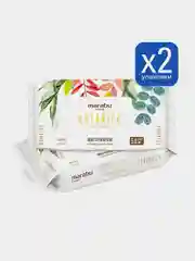 Влажные салфетки Marabu Botanica, 2 упаковки по 50 штук