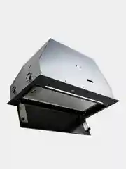 Белый вытяжка кухонная встраиваемая Schaub Lorenz SLD EY6217, черное стекло