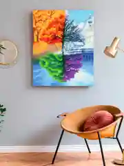 "Времена года. Природа" алмазная мозаика на подрамнике, 40 х 50, "Art on Canvas"