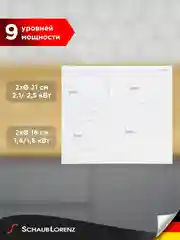 Белый индукционная встраиваемая варочная панель Schaub Lorenz SLK IY6SC3, 60см, белый