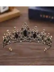 Черный диадема, Корона со стразами на голову, корона для девочки