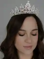 Белый диадема, Корона со стразами на голову, корона для девочки