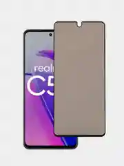 Черный защитное стекло антишпион для Realme C55