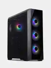 Черный системный блок игровой Robotcomp M-16 3.0 V2