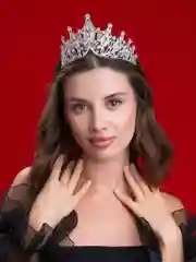 Прозрачный свадебная диадема, корона на голову