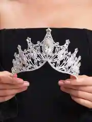 Прозрачный свадебная диадема, корона на голову