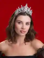 Прозрачный свадебная диадема, корона на голову