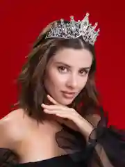 Прозрачный свадебная диадема, корона на голову