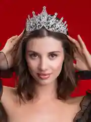 Прозрачный свадебная диадема, корона на голову
