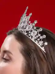 Прозрачный свадебная диадема, корона на голову