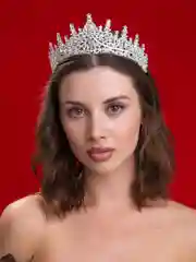 Прозрачный свадебная диадема, корона на голову