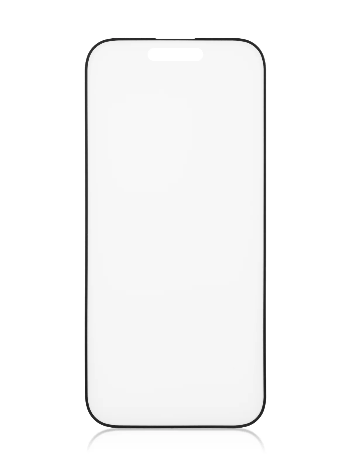 Белый стекло для iPhone 16 Pro защитное Rosco прозрачное олеофобное с рамкой, матовое, антишпион