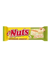 Батончик в белом шоколаде с фундуком и фисташкой NUTS, 47 г