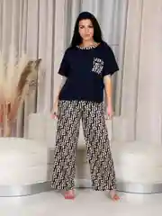 Бежевый пижама женская