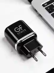 Черный сетевое зарядное устройство GFPower GF22, USB, QC3.0, 18Вт