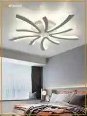 Белый управляемая светодиодная  потолочная люстра с пультом  Estares ALESSIA 100W,до 20 кв.м