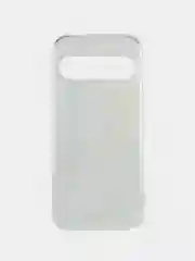 Голубой силиконовый чехол на Google Pixel 9 / Гугл Пиксель 9 прозрачный, с рисунком, защита камеры