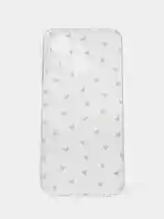 Розовый чехол на Tecno Spark Go 1/Pop 9 / Текно Спарк Го 1/Поп 9 прозрачный, с принтом